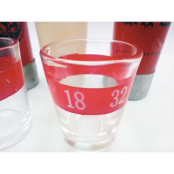 Lot of 5 Shot Glasses Sons of Anarchy Fear the Reaper Numbered Tuaca Barware - Picture 4 of 13